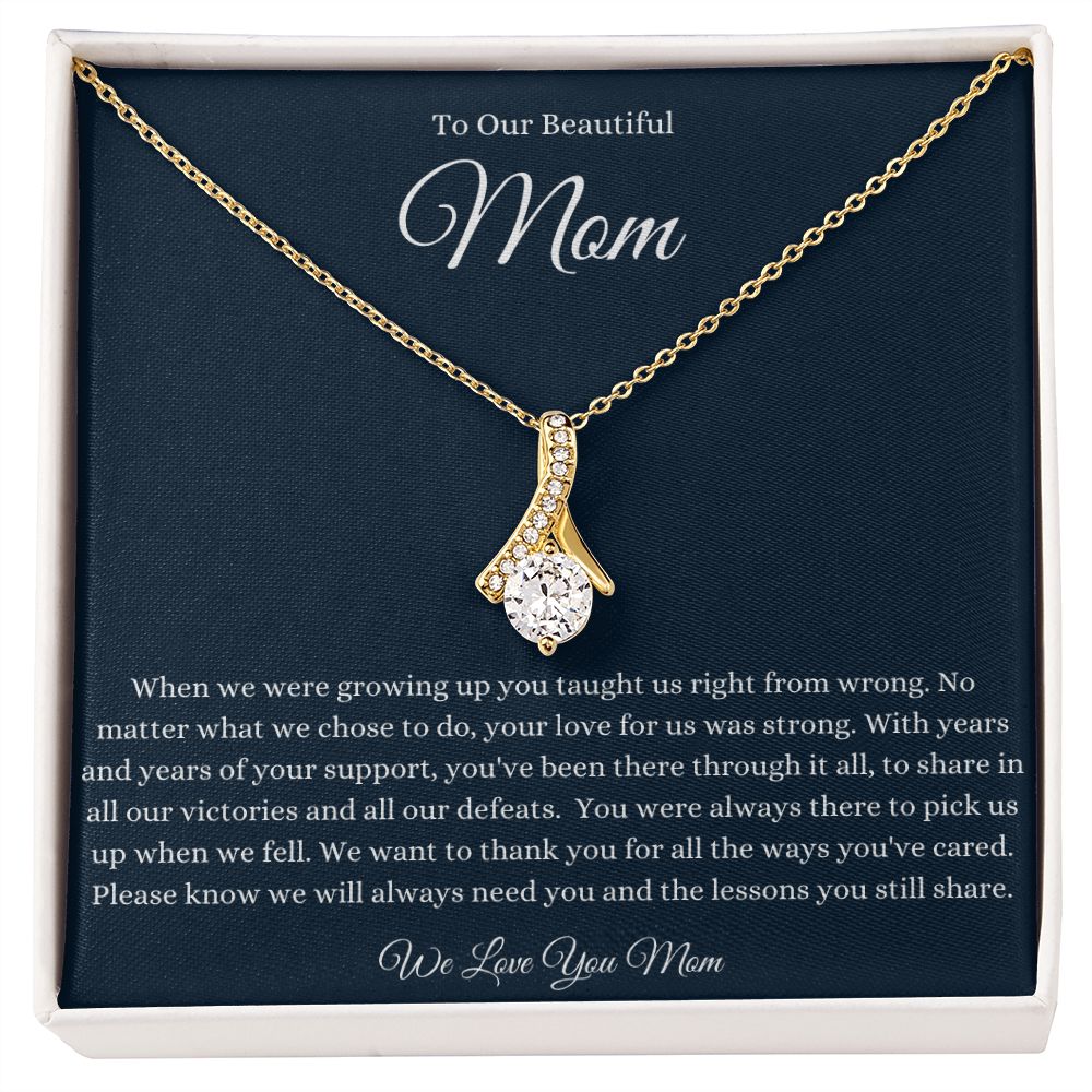 To Mom Alluring Beauty Necklace