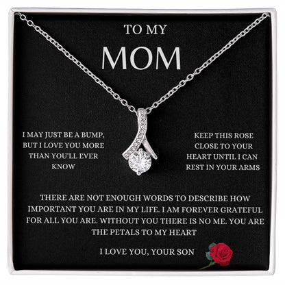 To Mom Alluring Beauty Necklace