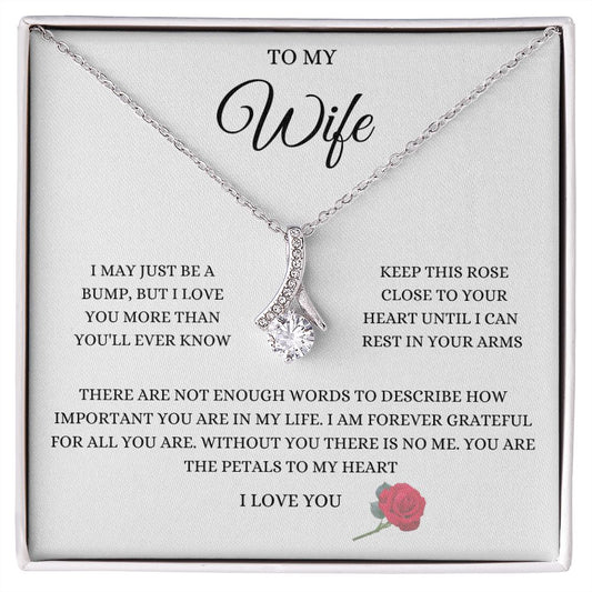To My Wife Alluring Beauty Necklace