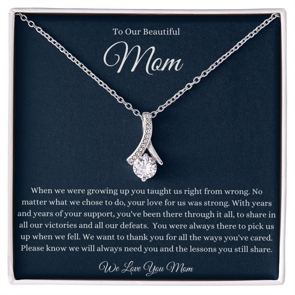 To Mom Alluring Beauty Necklace
