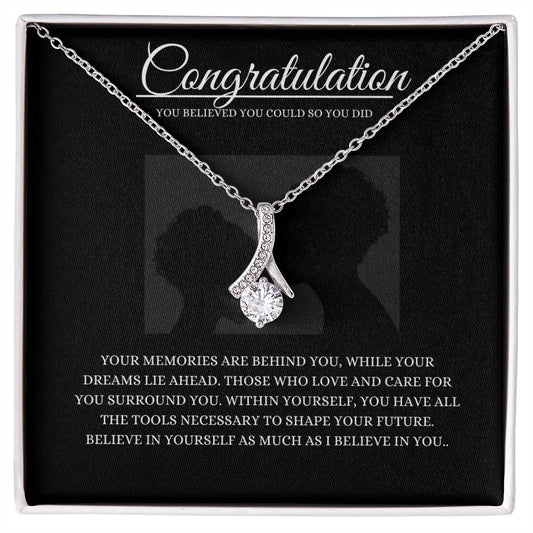 Congratulation Gift for Girl, Alluring Beauty Necklace, Class of 2023