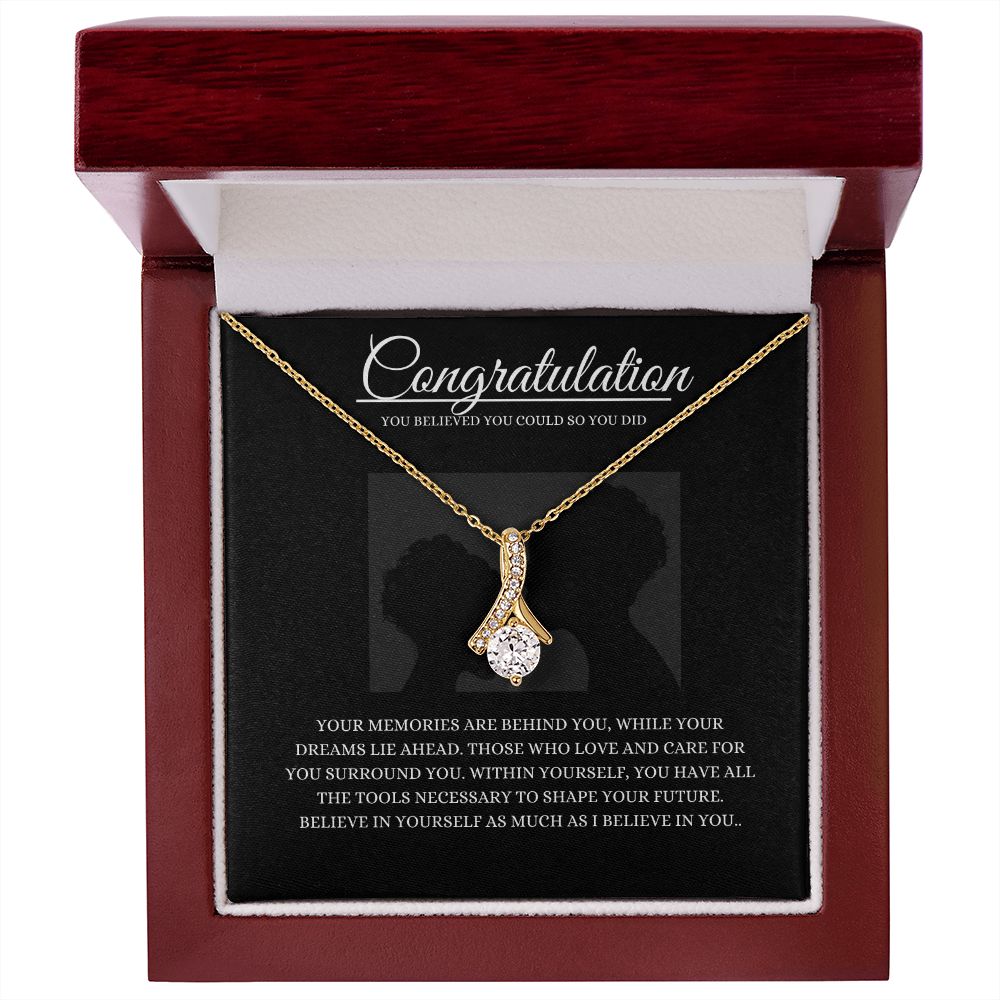 Congratulation Gift for Girl, Alluring Beauty Necklace, Class of 2023