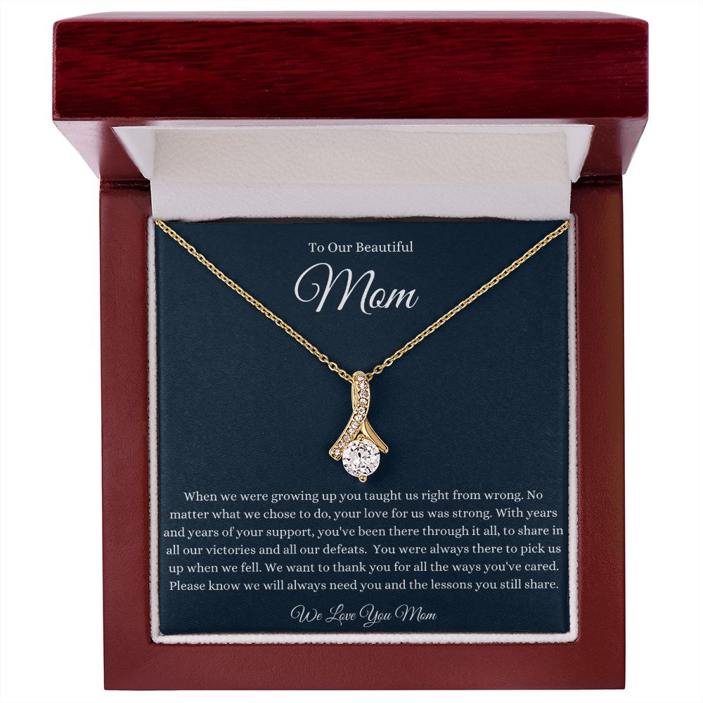 To Mom Alluring Beauty Necklace