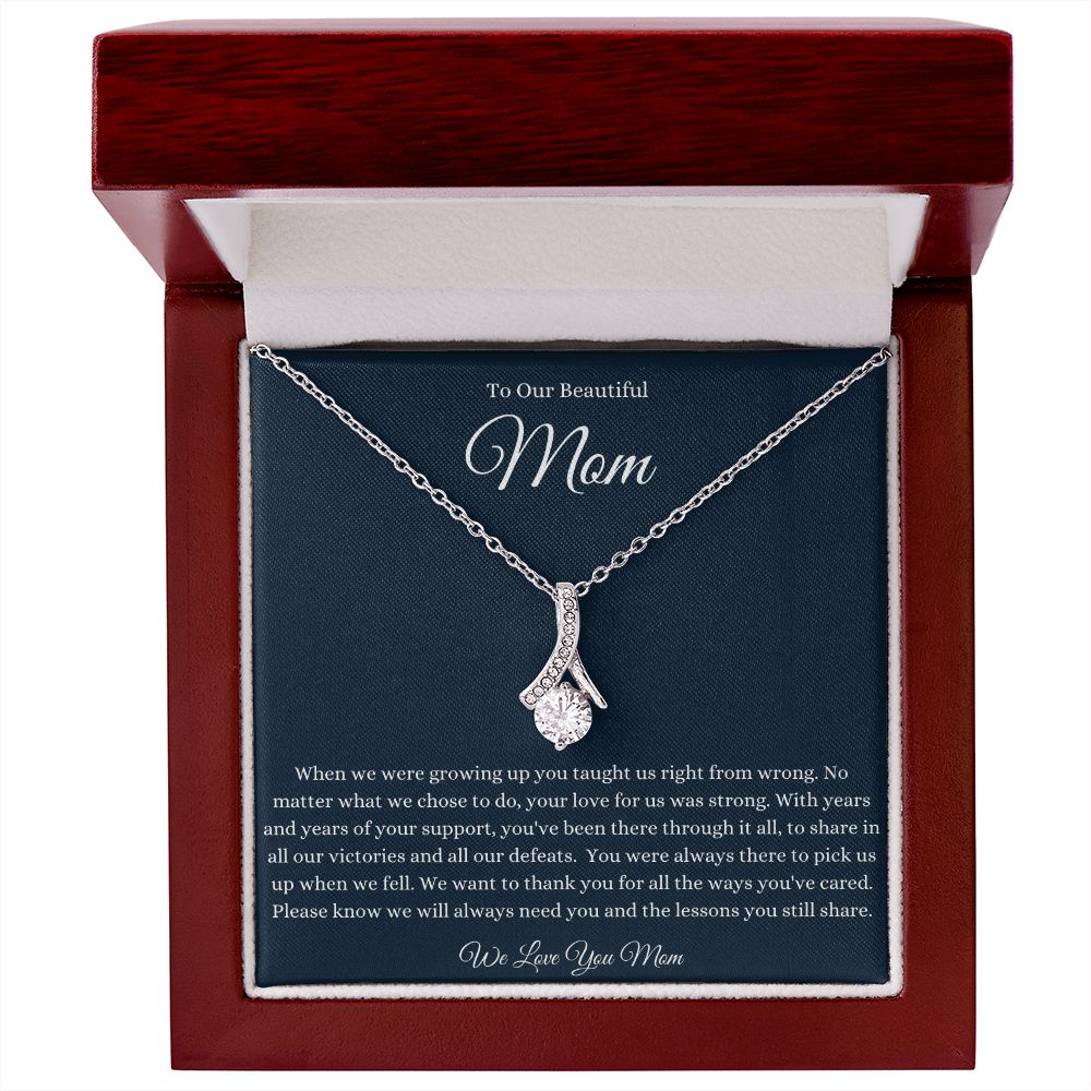To Mom Alluring Beauty Necklace