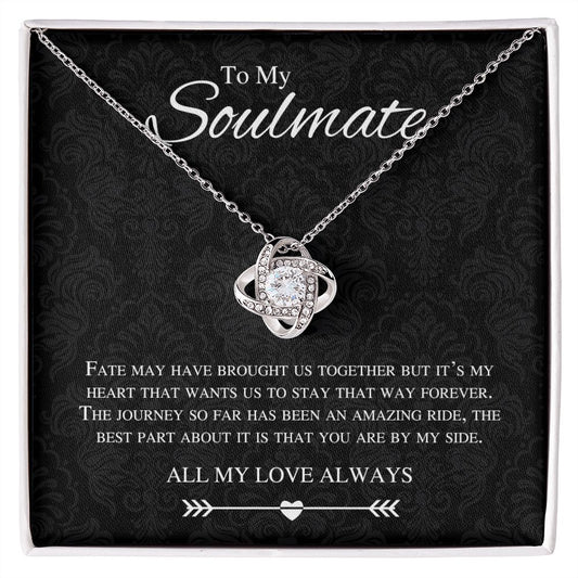 My Soulmate | By My Side - Love Knot Necklace
