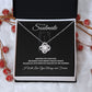 To My Soulmate Love Knot Necklace