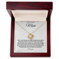 To My Beautiful Mom Love Knot