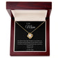 To My Mom Love Knot Necklace