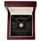 To My Beautiful Granddaughter Love Knot Necklace