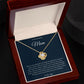 To My Beautiful Mom Love Knot Necklace
