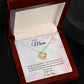 To Mom Love Knot Necklace