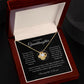 To My Beautiful Granddaughter Love Knot Necklace