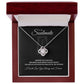 To My Soulmate Love Knot Necklace