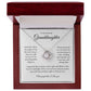 To My Beautiful Granddaughter Love Knot Necklace