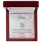 To Mom Love Knot Necklace