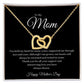 To Mom Interlocking Hearts