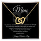 To Mom You Held My Hand Interlocking Hearts