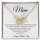 To Mom You held My Hand Interlocking Hearts
