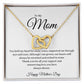 To My Mom Interlocking Hearts