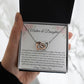 Mother and Daughter Interlocking Hearts Necklace - I Love You