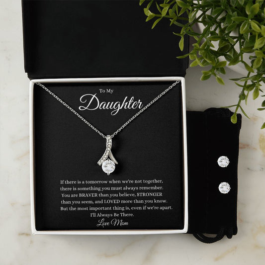 To My Daughter Alluring Beauty Necklace