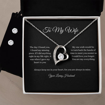To My Wife Forever Love Necklace