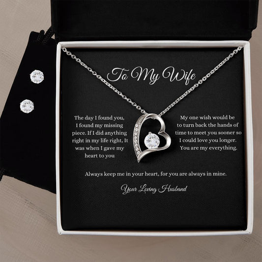 To My Wife Forever Love Necklace
