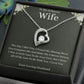 To My Gorgeous Wife Forever Love Necklace