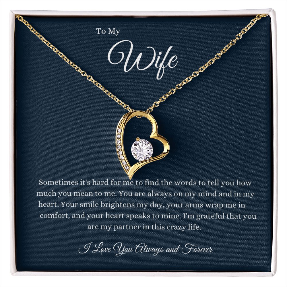 To My Wife foreverLove Necklace