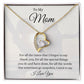 To My Mom Forever Love Necklace