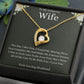 To My Gorgeous Wife Forever Love Necklace